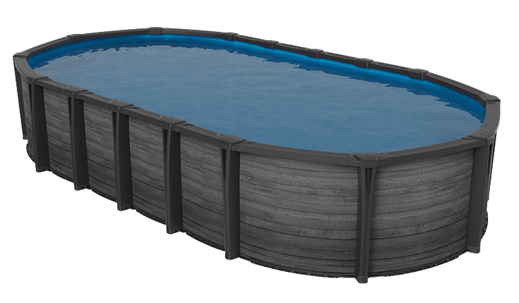 Oval above-ground pool — Carvin