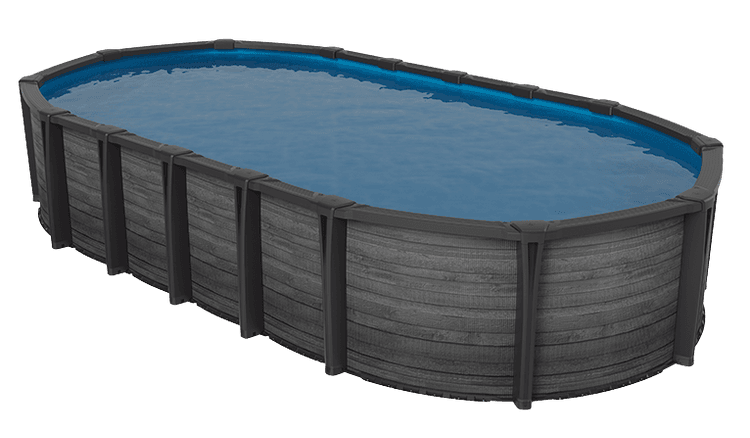 Oval above-ground pool — Carvin